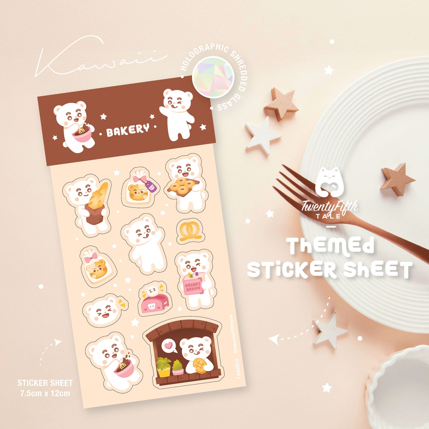 Themed Sticker Sheet | Bakery