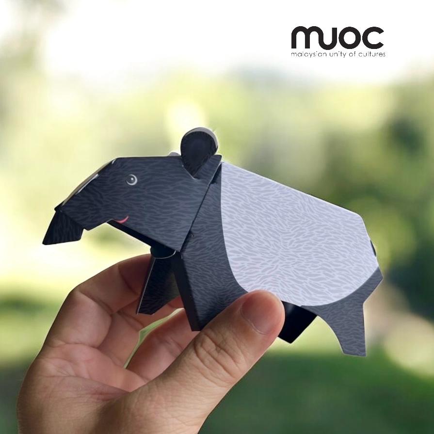 MUOC Malayan Tapir Paper Craft (A4)