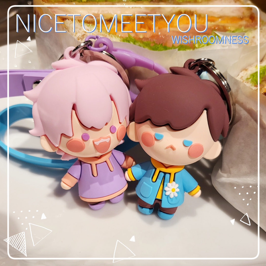 NTMY ✿ 3D PVC KEYCHAINS (3 Variations - MEW, Wyn, Daze)