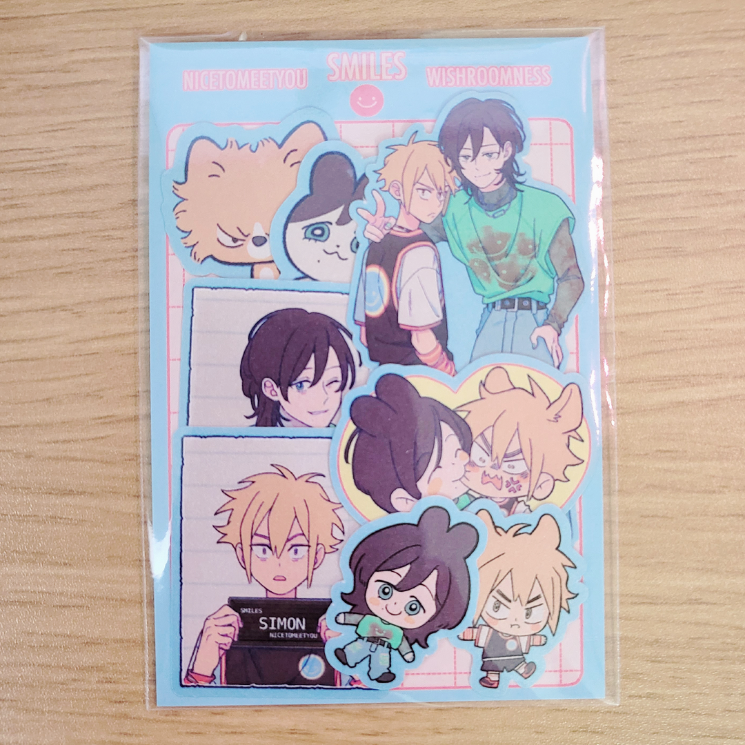 NTMY ✿ SMILES STICKER SET