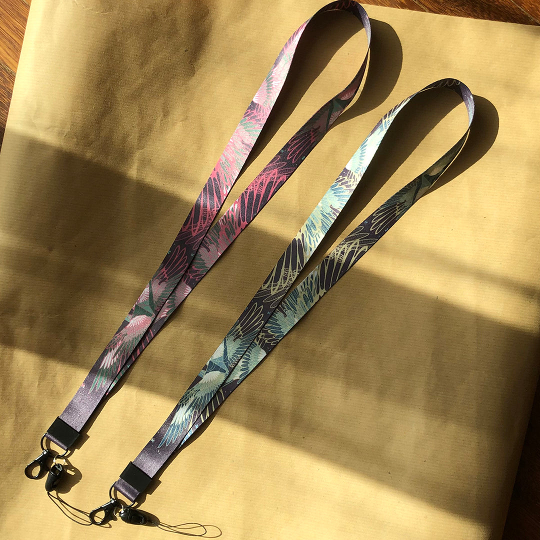 chiwayu Lanyard - French Pink Crane