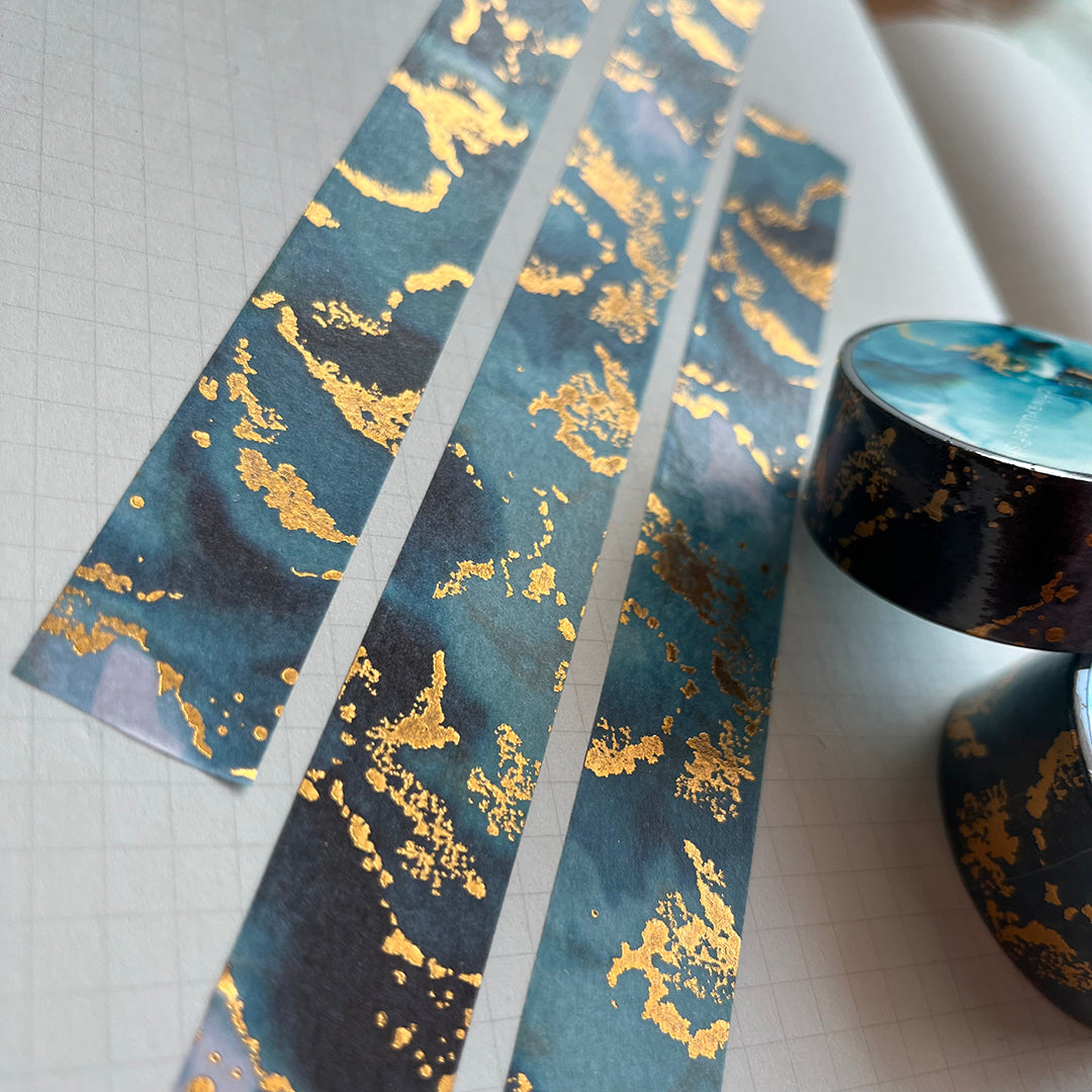 chiwayu Washi Tape - Blue Ink