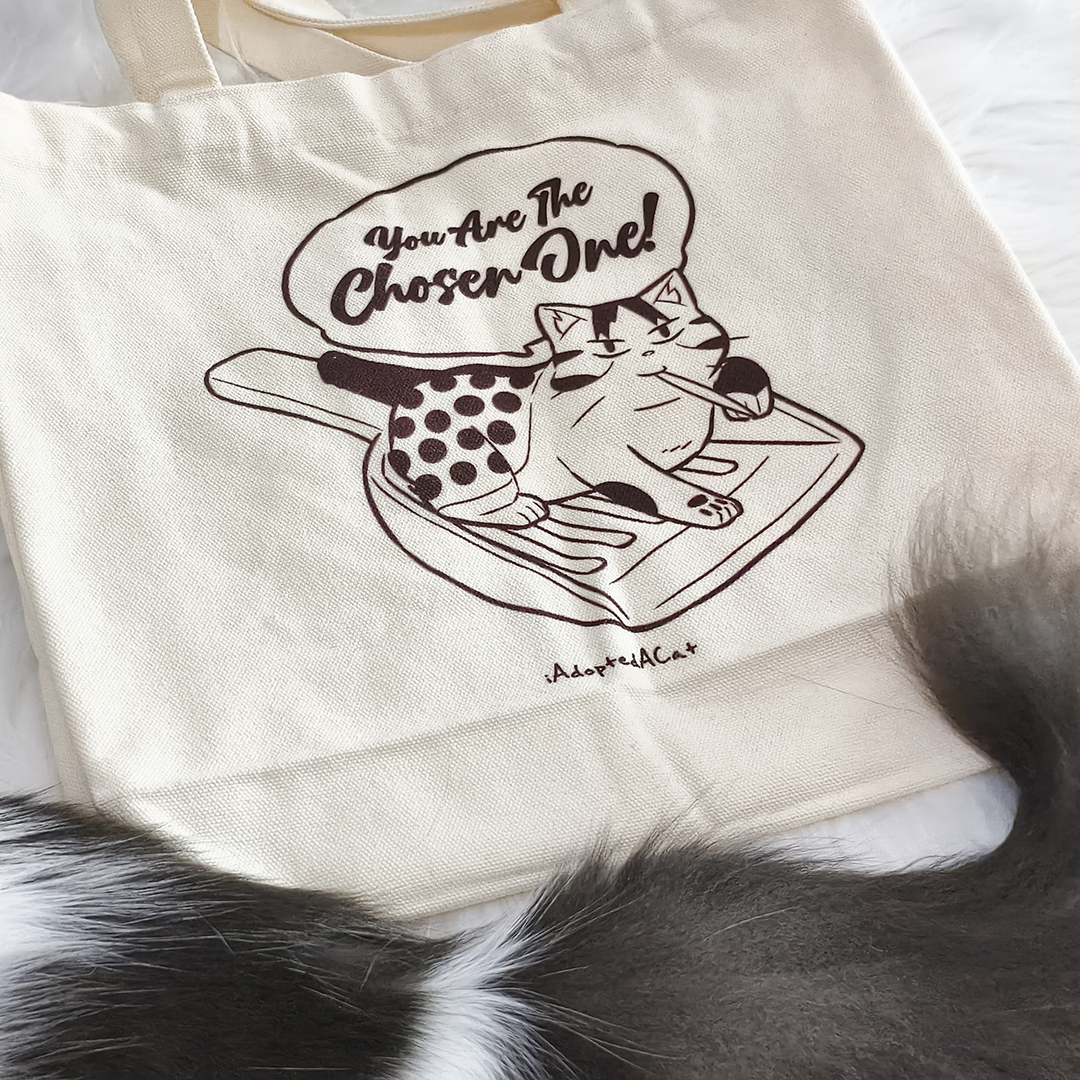 果醬日常 iAdoptedACat : Tote bag (You Are The Chosen One)