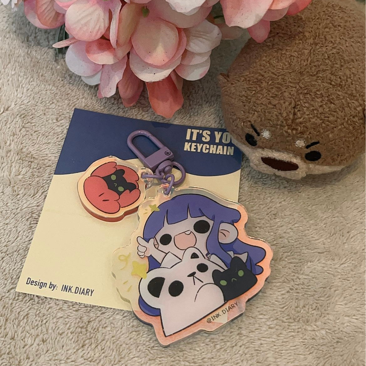 INK.DIARY Acrylic keychain - It's you