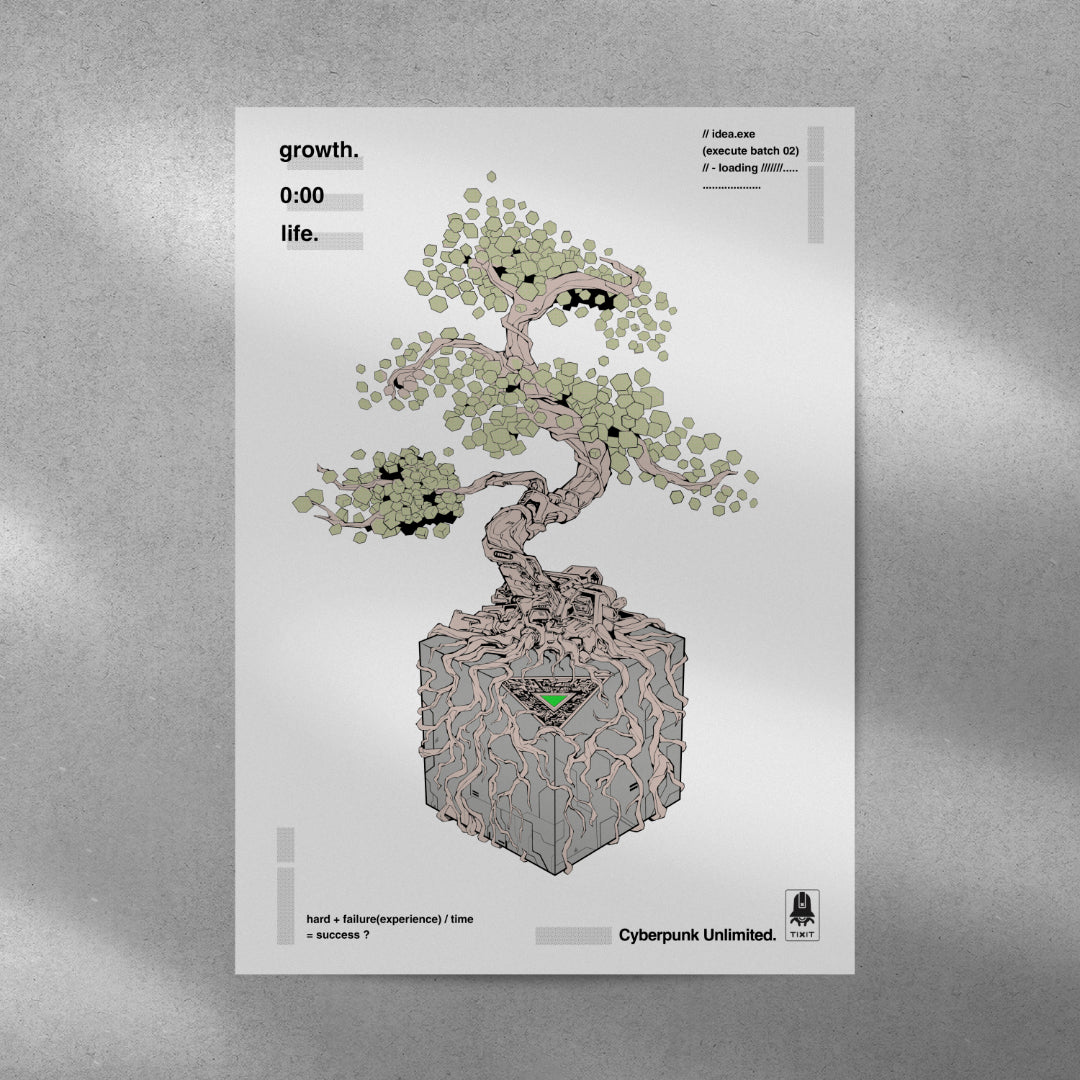 TixiT Art Print - Bonsai