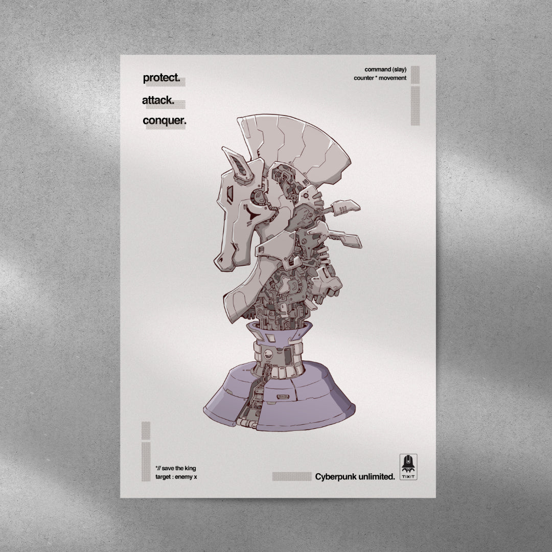 TixiT Art Print - Knight