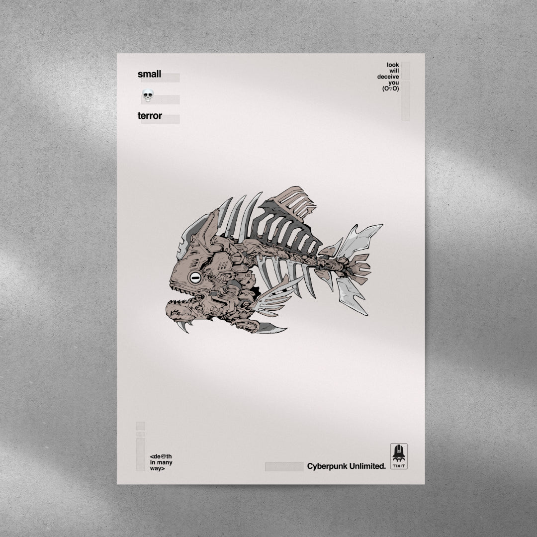 TixiT Art Print - Pirahna