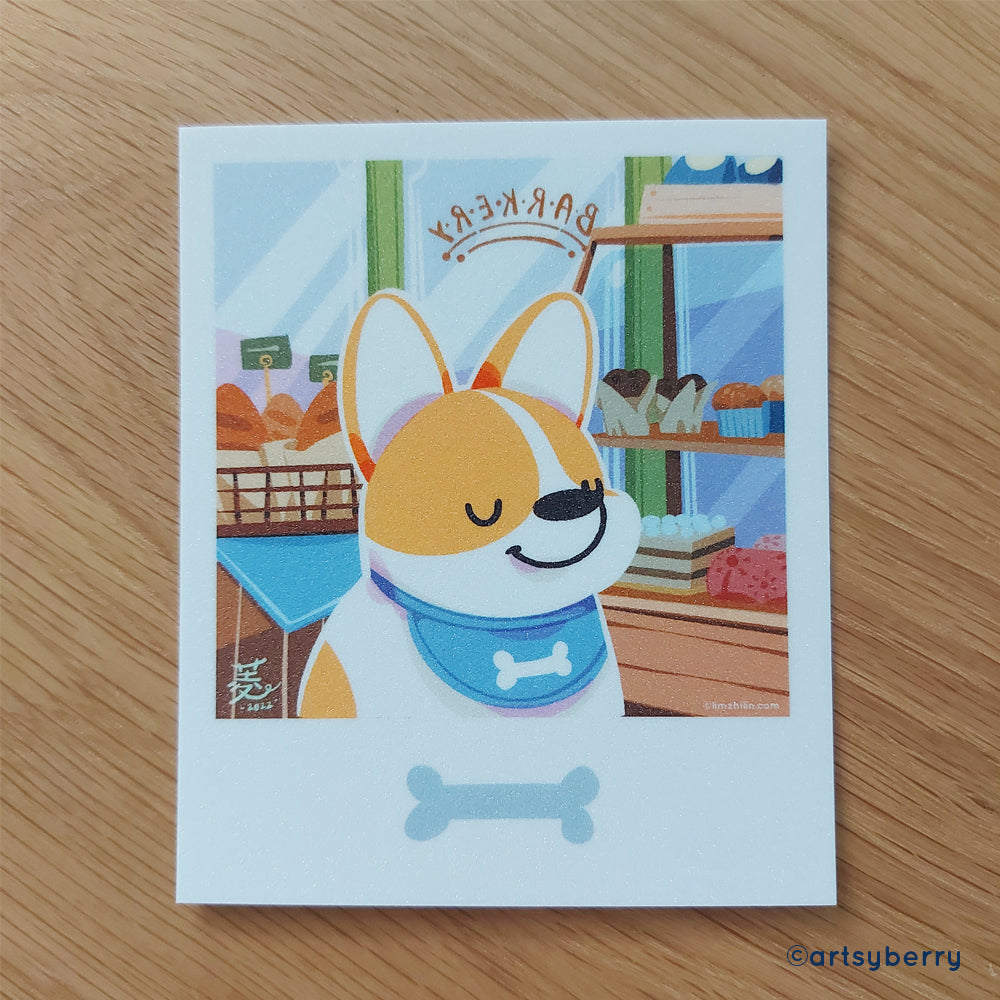 Sparkly Art Print // Mini Polaroid: Coco Chan