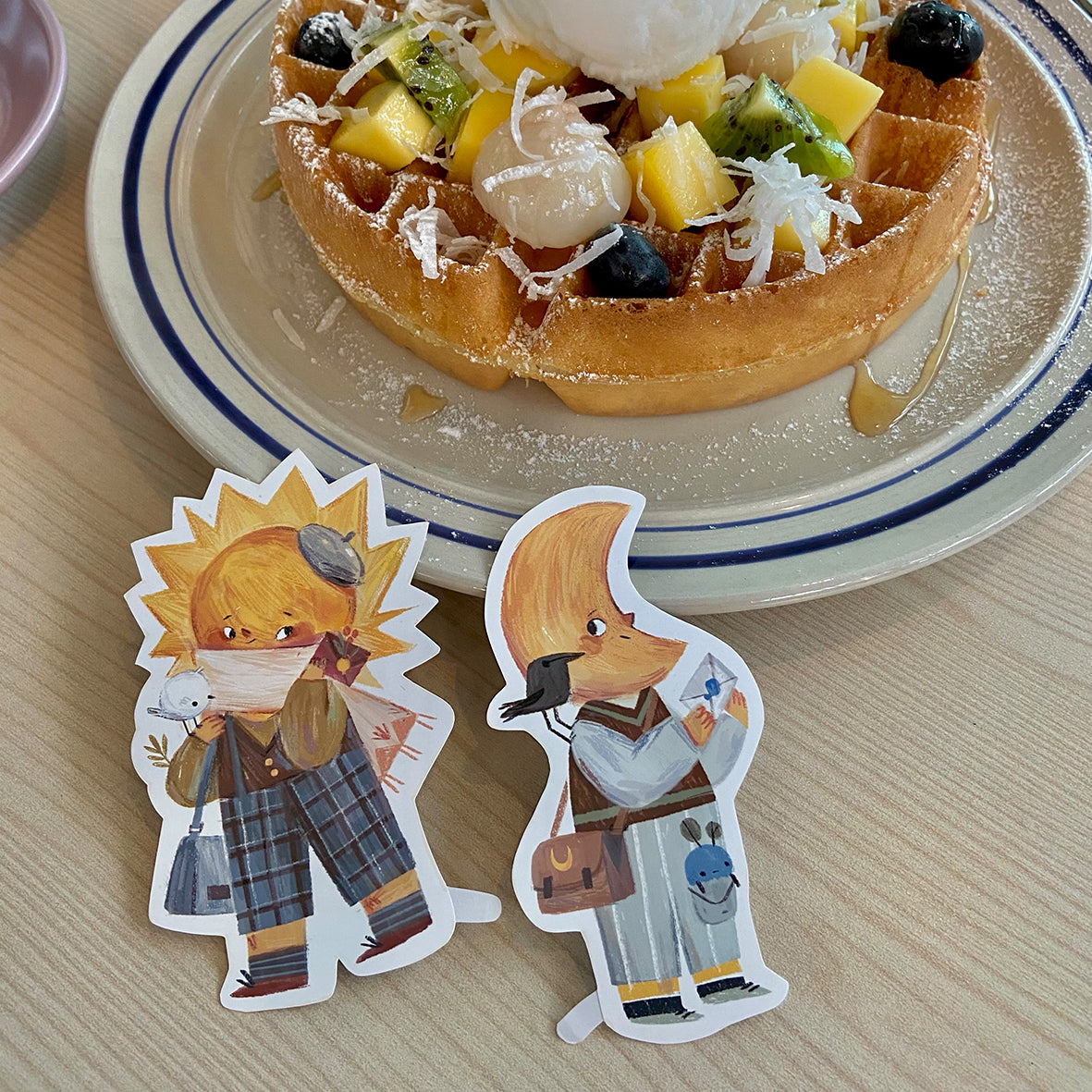 BlueBean Sun & Moon Boy Sticker Pack