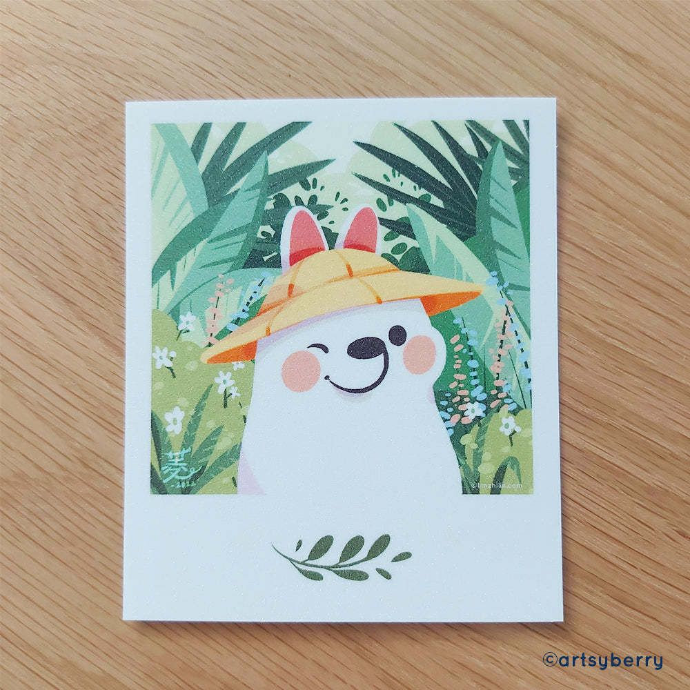 Sparkly Art Print // Mini Polaroid: Samo Chan