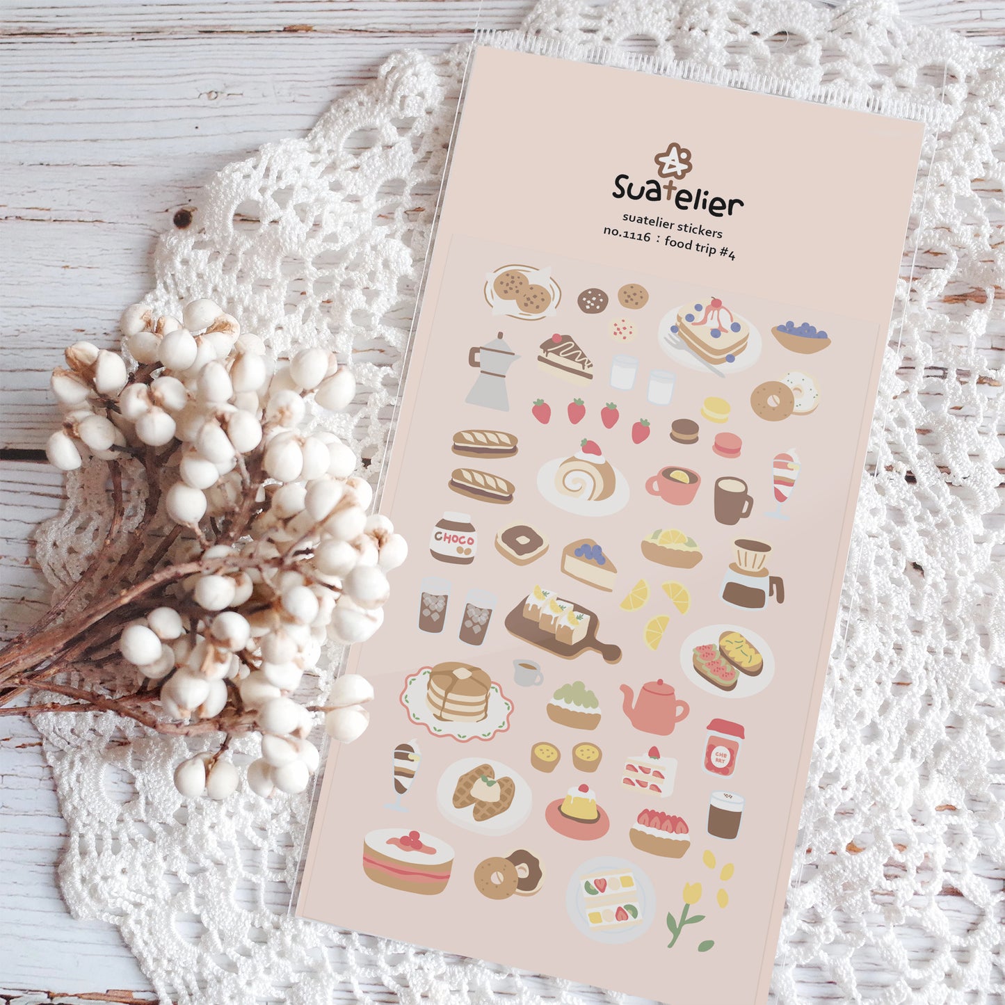 Suatelier stickers | no.1116 food trip #4