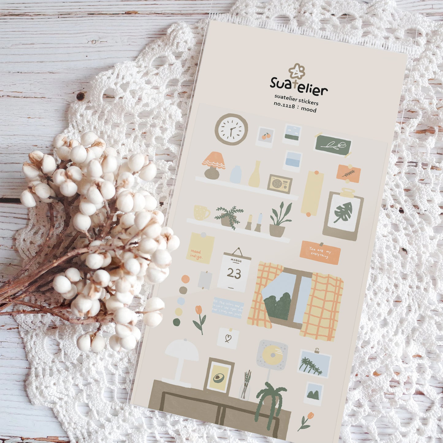 Suatelier stickers | no.1118 mood
