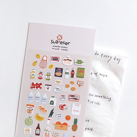 Suatelier stickers | no.1126 market