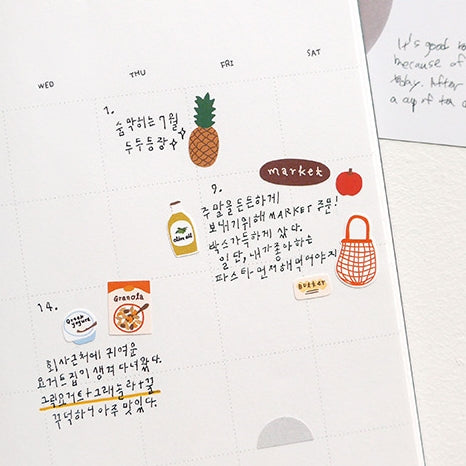 Suatelier stickers | no.1126 market