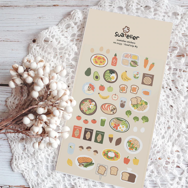 Suatelier stickers | no.1133 food trip #5