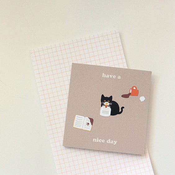 Suatelier stickers | no.1139 cat's catch
