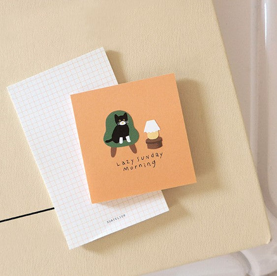 Suatelier stickers | no.1139 cat's catch