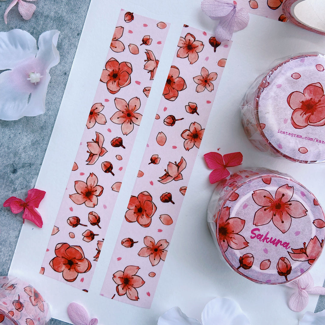Sakura 2.5 cm Watercolor Washi Tape