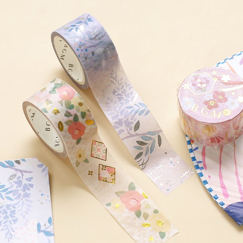 BGM Washi Tape | Japanese Goldfish Camellia