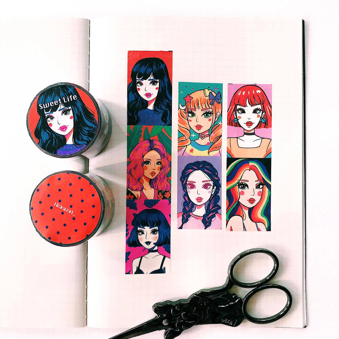 Sweet Life 3 cm Watercolor Washi Tape