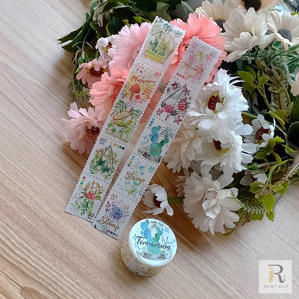 Stamp Washi - Terrarium