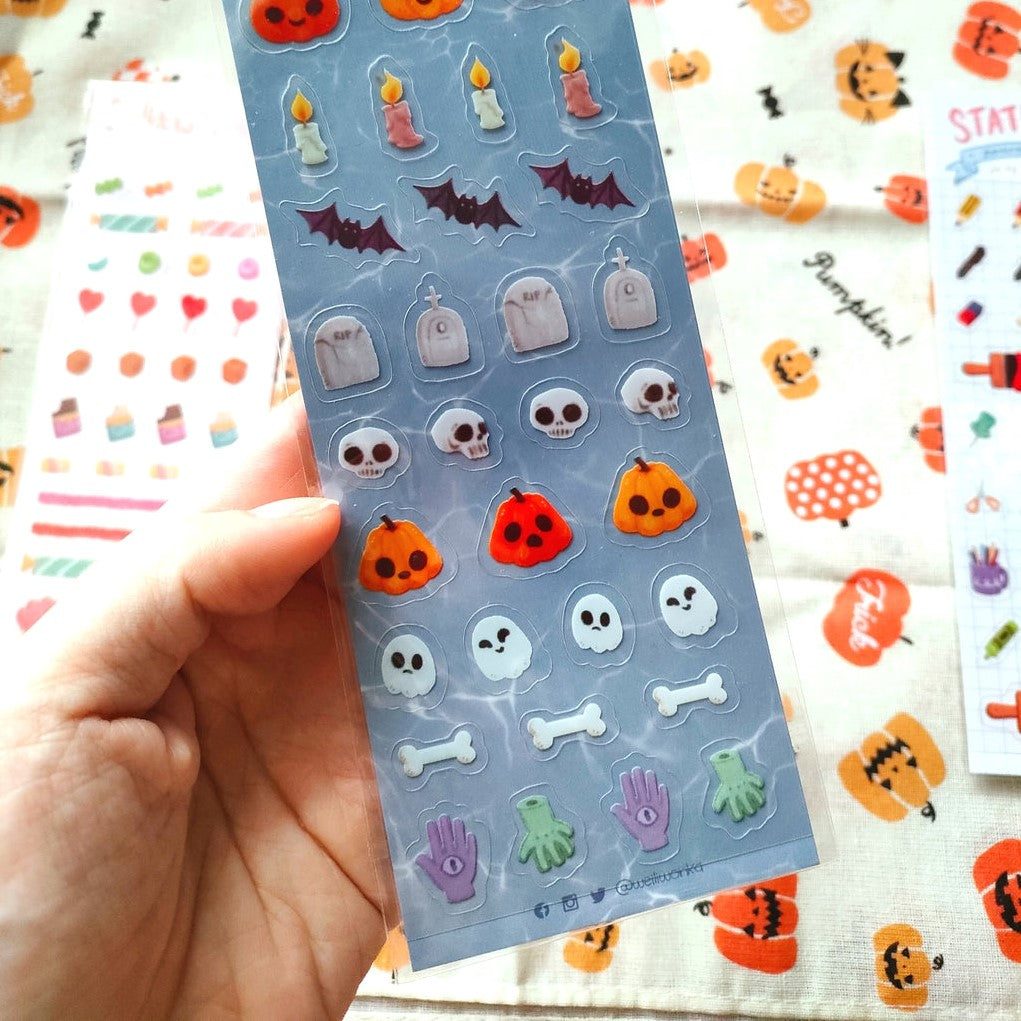 Weiliwonka Transparent Journal Sticker - Halloween