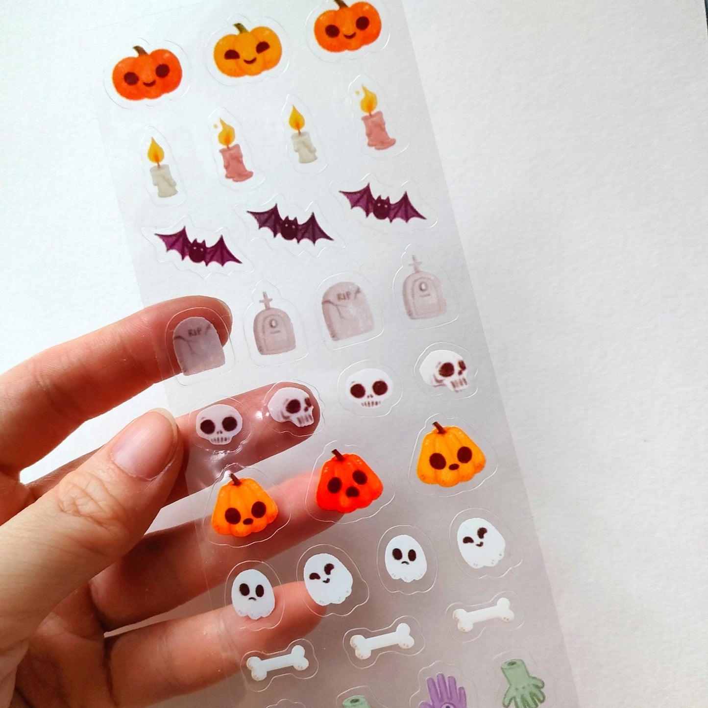 Weiliwonka Transparent Journal Sticker - Halloween