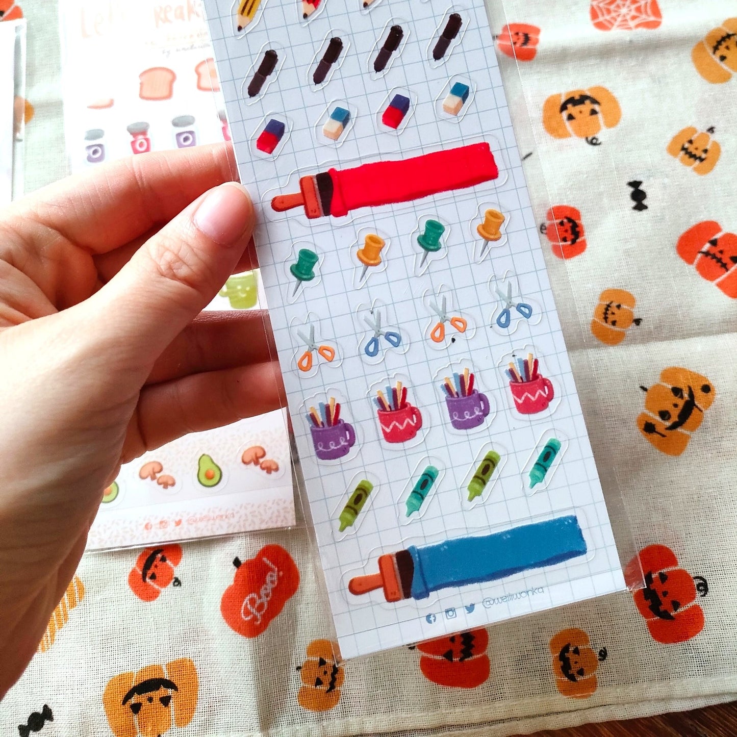 Weiliwonka Transparent Journal Sticker - Stationery