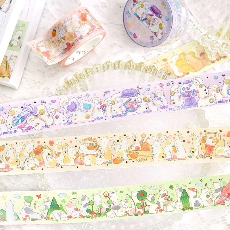 BGM Washi Tape | Animal Party - Camp