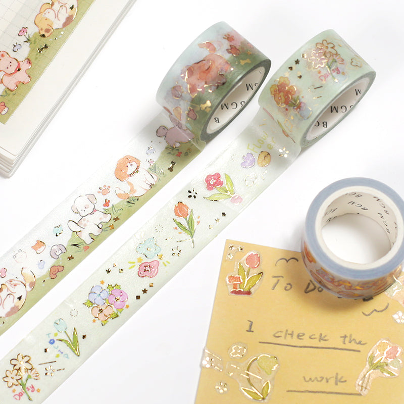 BGM Washi Tape | Paradise puppies