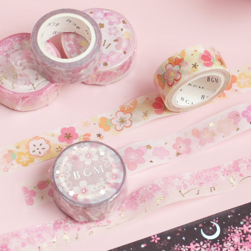 BGM Washi Tape | Sakura love song