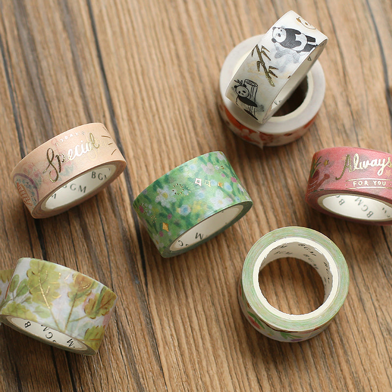 BGM Washi Tape | Garden / Rabbit