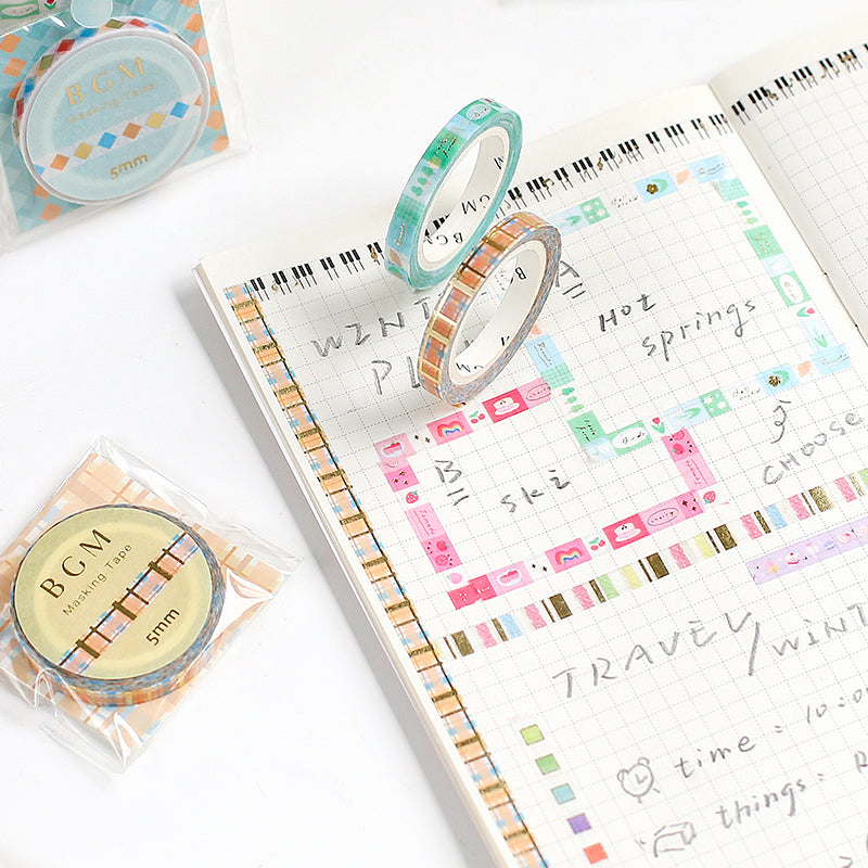 BGM Washi Tape | Piano melody