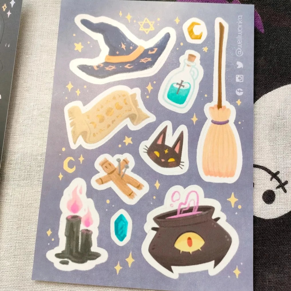 Weiliwonka Transparent Sticker - Witching Hour