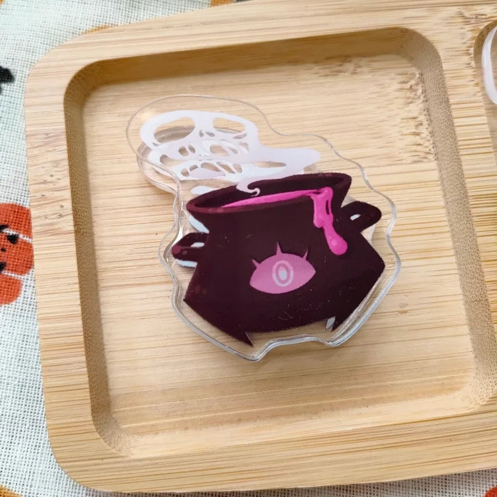 Weiliwonka Acrylic Clips - Cauldron