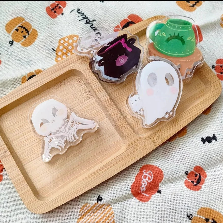 Weiliwonka Acrylic Clips - Skeleton