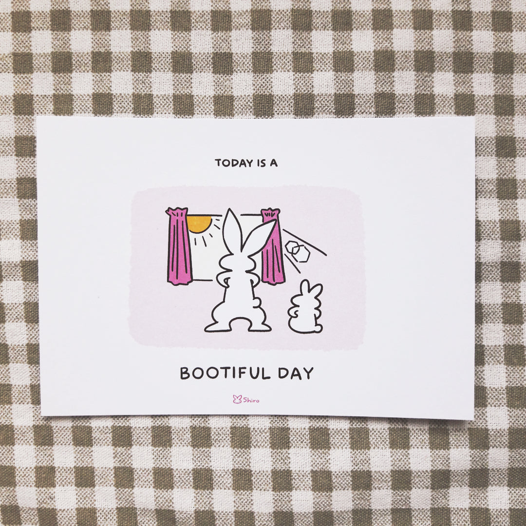 Self Care Bun Bun 2 Postcard Set