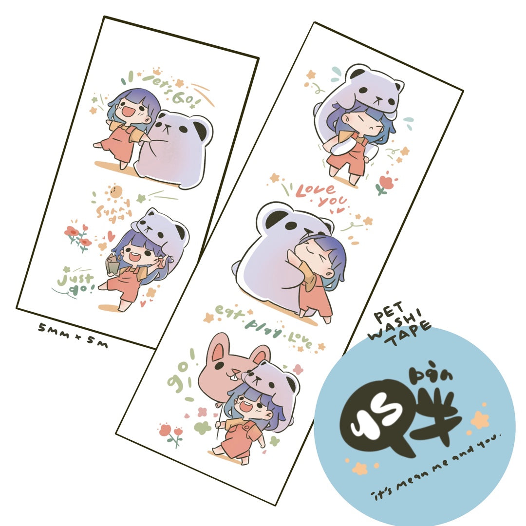 INK.DIARY US, clear PET tape