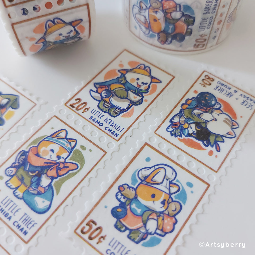 Stamp Washi Tape // Little Adventurers