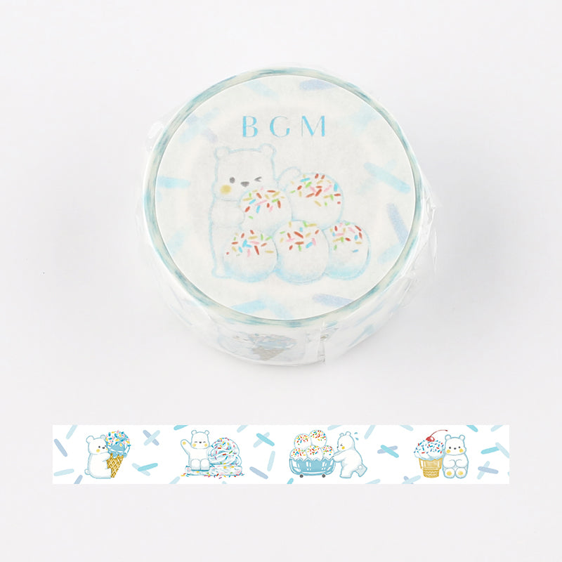 BGM Washi Tape | Polar bear ice
