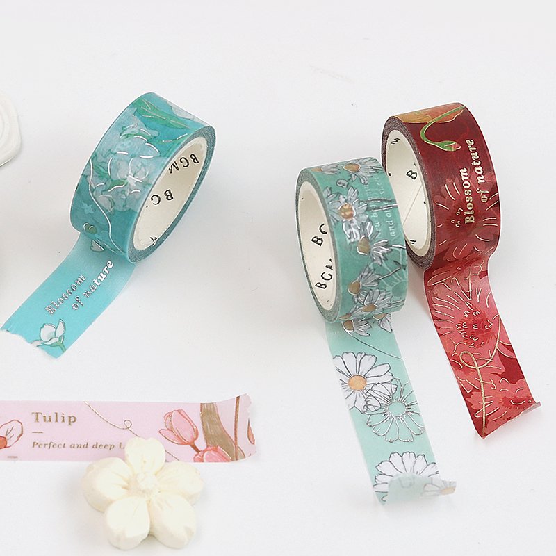 BGM Washi Tape | Blossom Sky Green