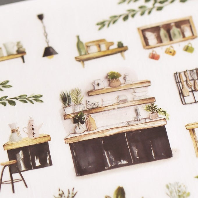 MU Craft Print-On Sticker - op no.114 Happy Home