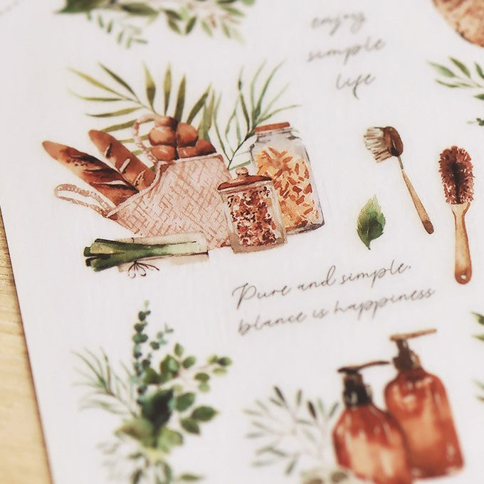 MU Craft Print-On Sticker - op no.115 Gardening