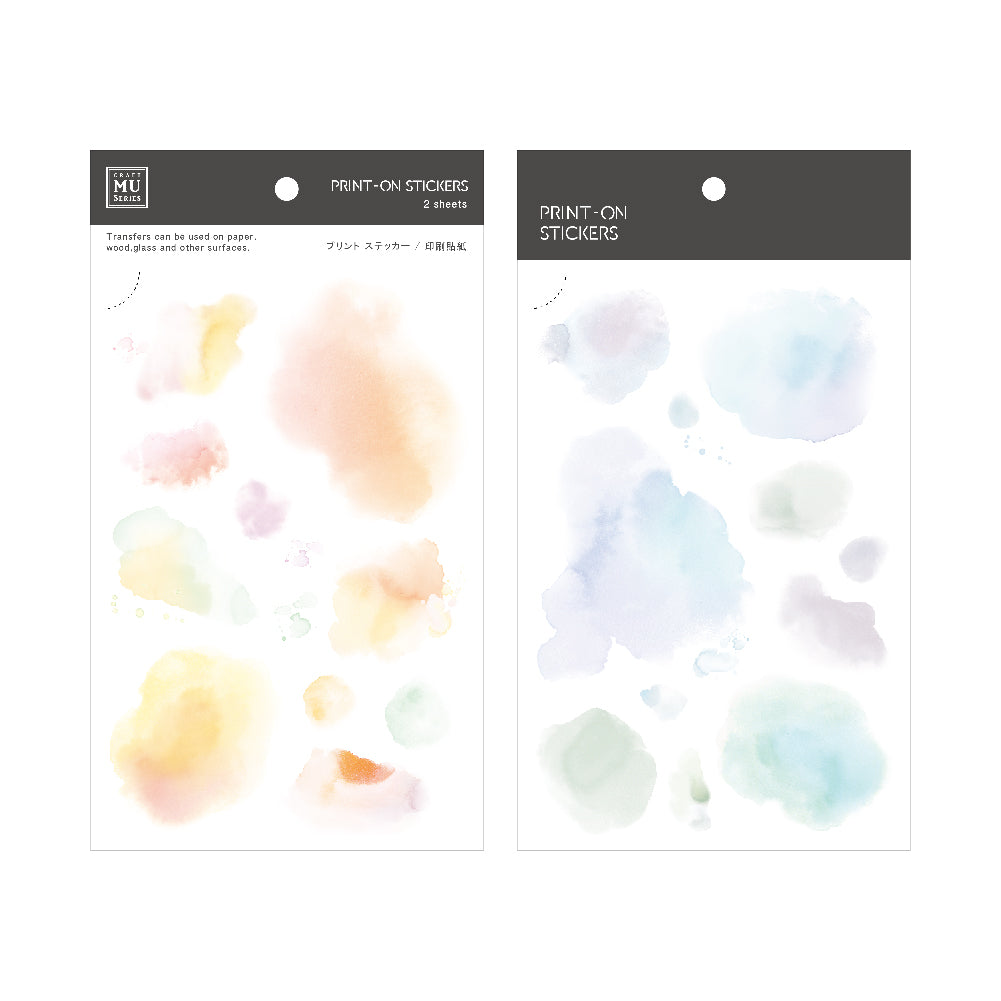MU Craft Print-On Sticker - op no.113 Drops