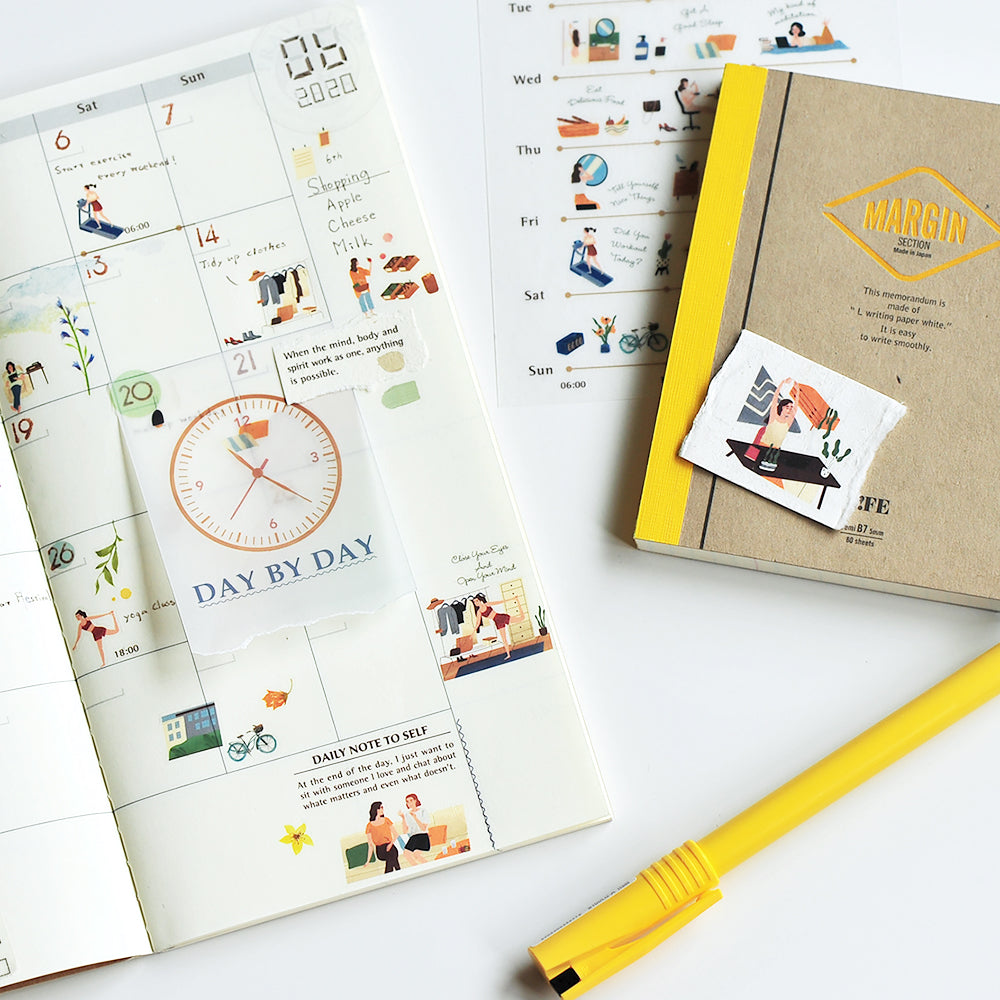 MU Craft Print-On Sticker - op no.135 Daily life