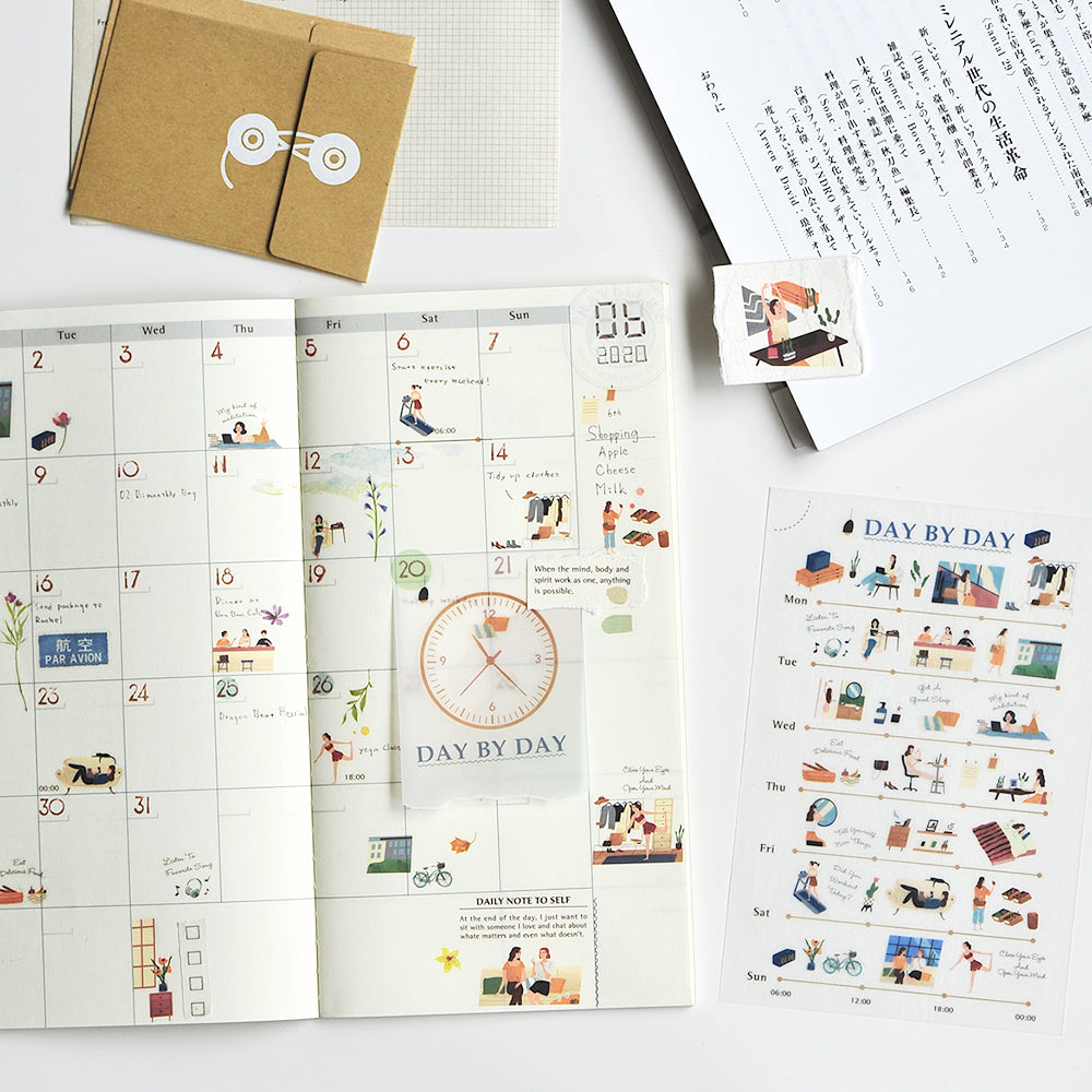 MU Craft Print-On Sticker - op no.135 Daily life