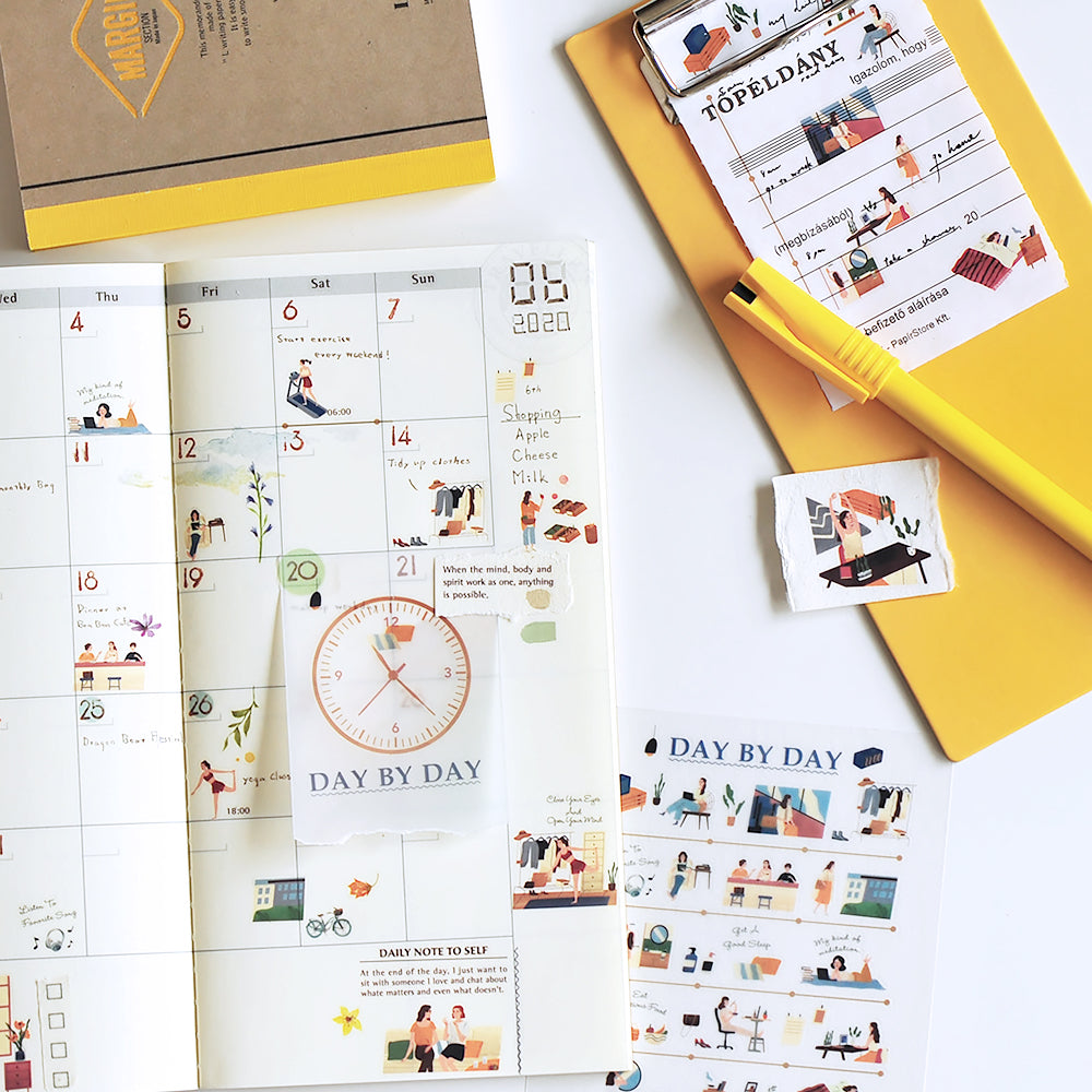 MU Craft Print-On Sticker - op no.135 Daily life