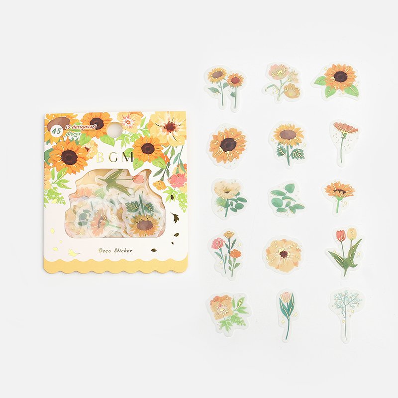 BGM Flake Seal | Yellow Garden