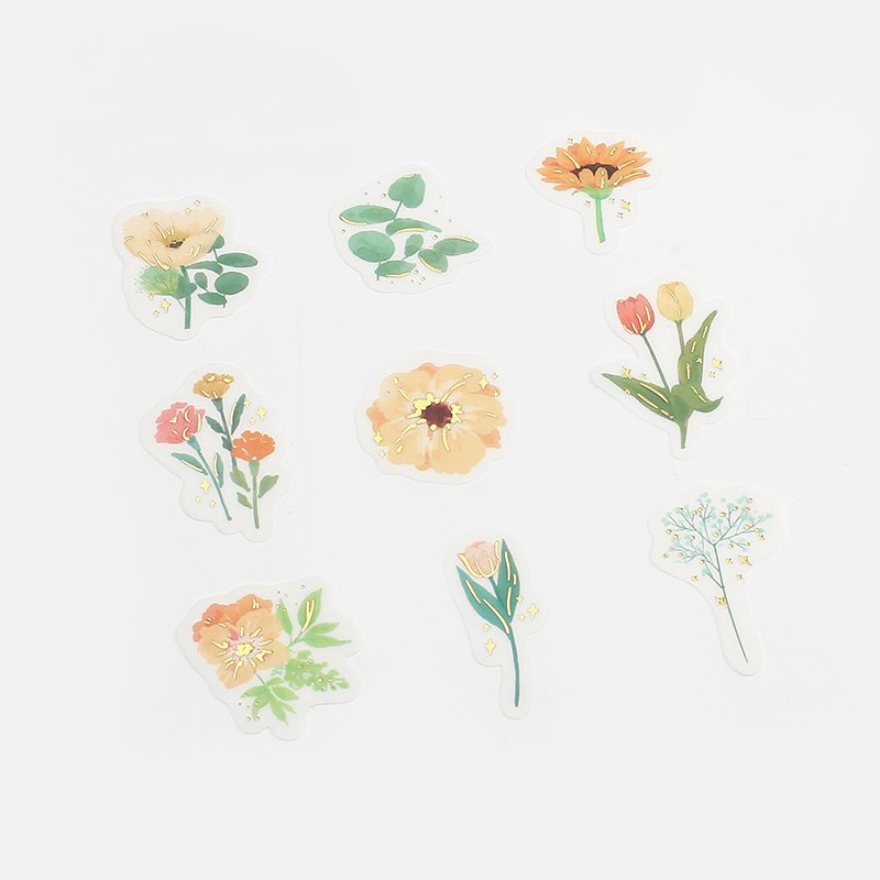 BGM Flake Seal | Yellow Garden