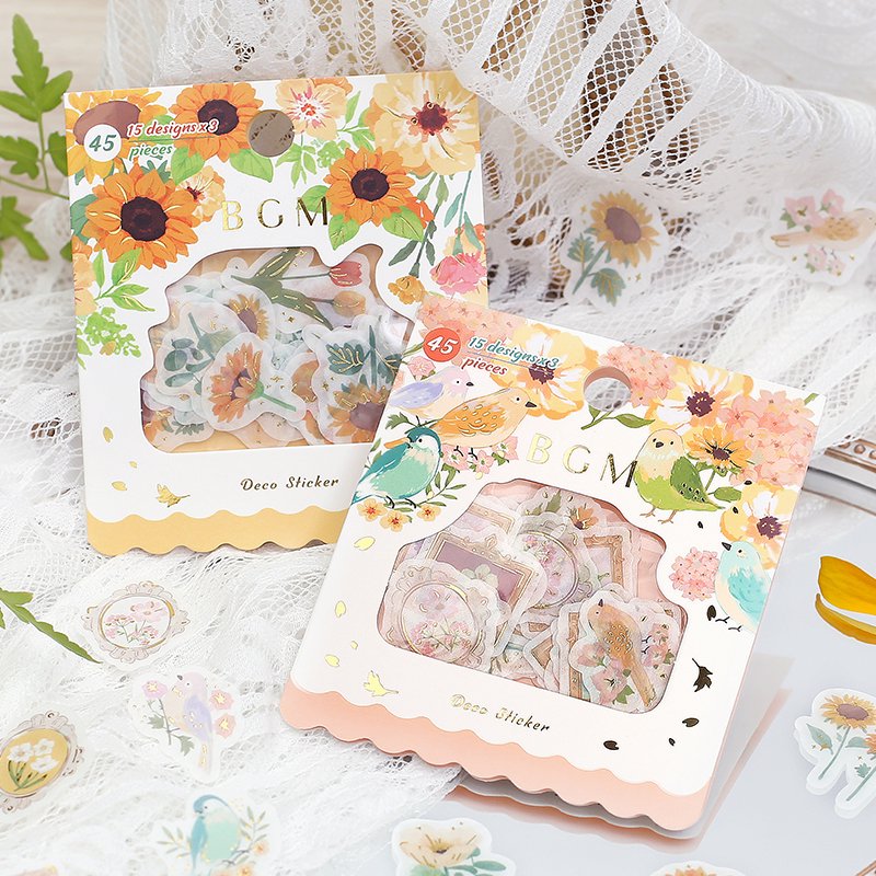 BGM Flake Seal | Yellow Garden